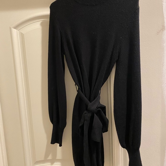 Forever21 Black Sweater Dress - Picture 2 of 3